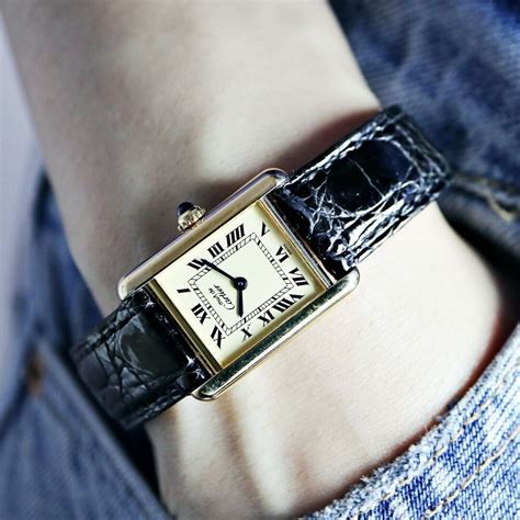 cartier tank watch women's vintage